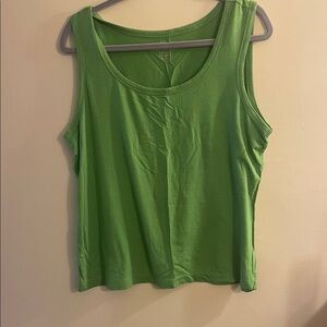 Chico's Vibrant Green Tank Top